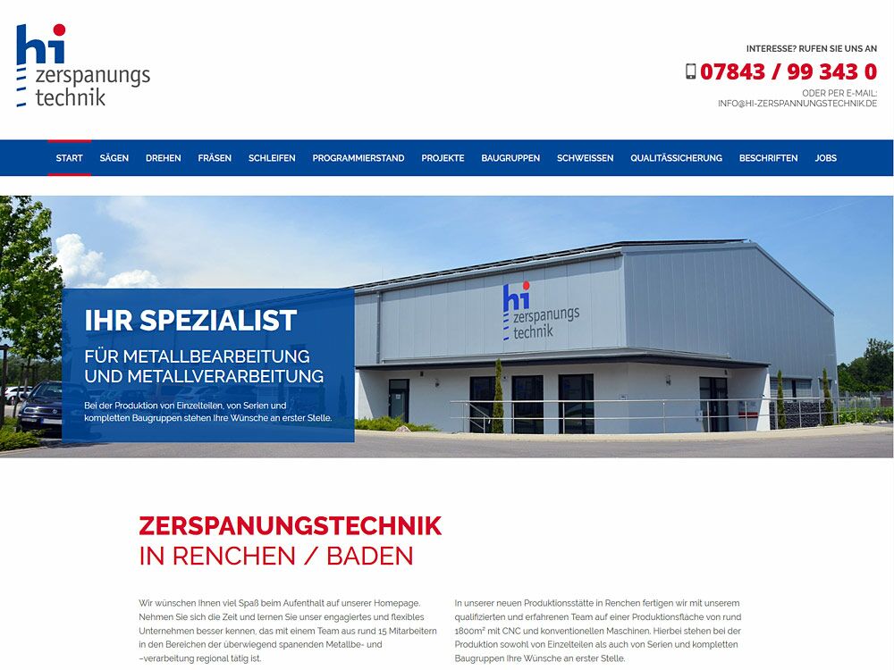 HI-Zerspanungstechnik GmbH Renchen / Baden