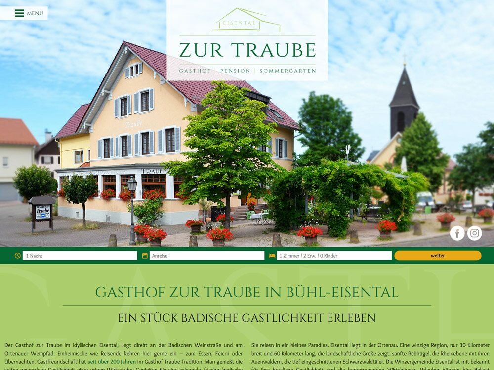 Gasthof zur Traube in Bühl-Eisental