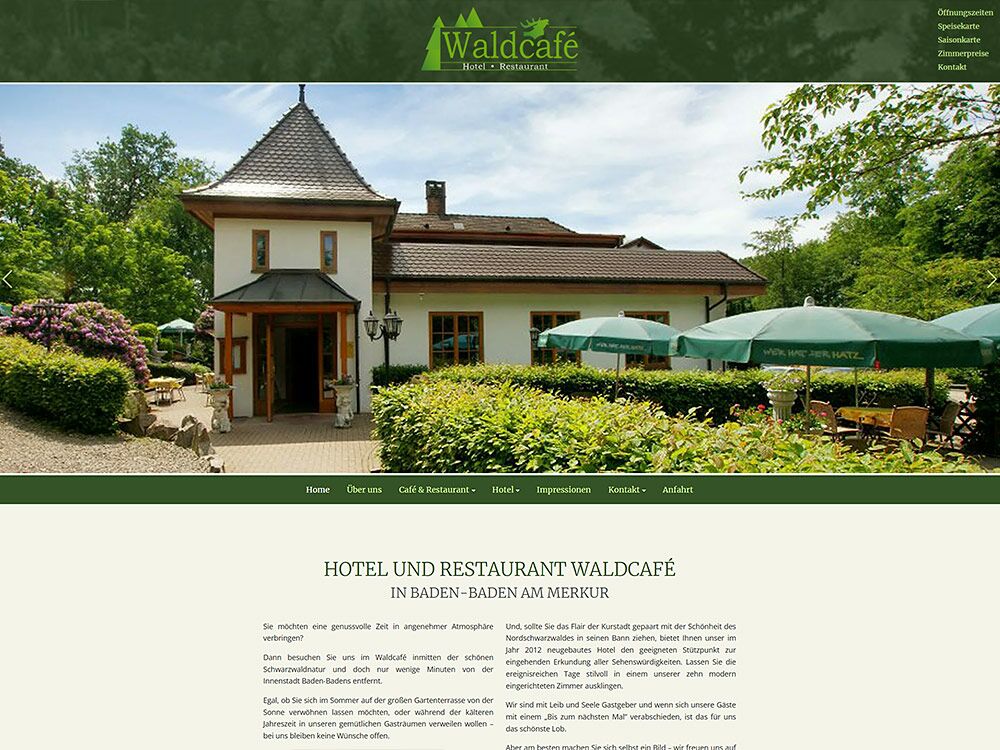 Waldcafé Baden-Baden, Hotel, Restaurant und Café